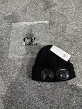 C.P. Company Black Beanie