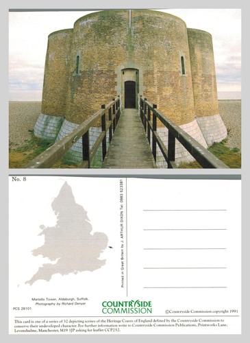 Postcard martello tower - postcard,