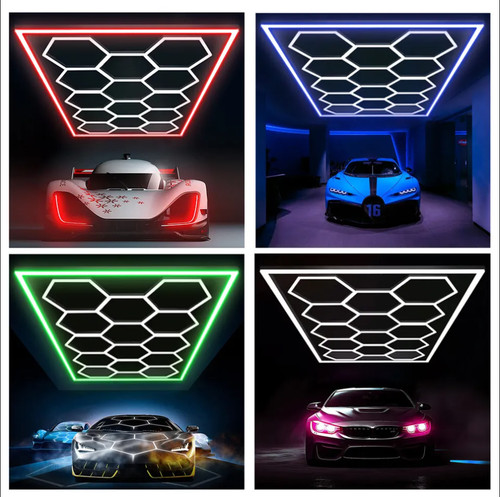 Hexagon led lighting car - hexagon,