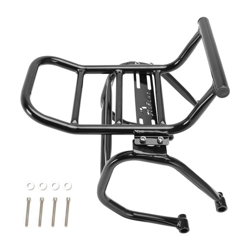 Black front rack carrier - black,