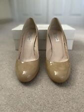 LK Bennett Shilo Taupe Patent Leather Court Shoes UK7/EU 40 RRP £229.
