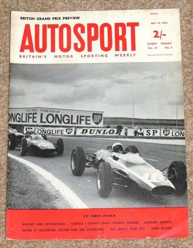 Autosport july 1963 - july,