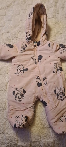 Girls snow suit - snow, mouse