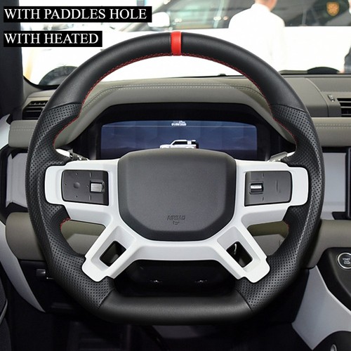 Leather heated steering wheel - leather,