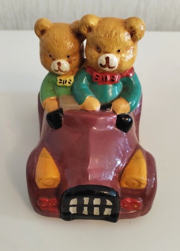 Vintage ceramic teddy bears - vintage,