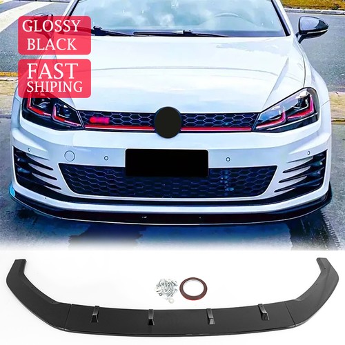 Glossy black front bumper - glossy,