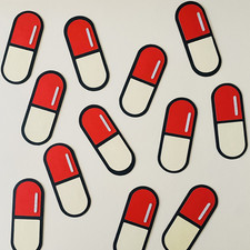 Pills Birthday Craft DIY Party