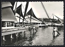 Ansichtskarte Lausanne, Exposition Nationale Suisse 1964, Secteur du port 