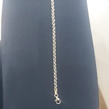 9ct Yellow Gold Belcher Bracelet – 5g 18cm