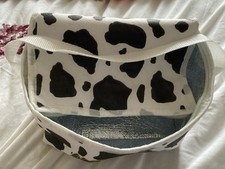Novelty Cow Print Small Zipped Cool Bag