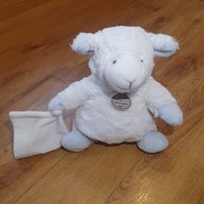 DOUDOU et Compagnie Paris Lamb Sheep Comforter Blanket Blankie Soft Toy Plush 
