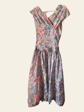 Vintage Est. 1940s Floral Day