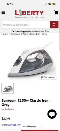 Sunbeam classic steam - classic, iron