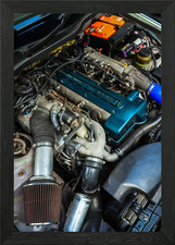 Stockish 2JZ Close-Up Framed