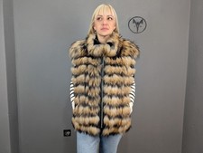 Real Finn Raccoon fur vest