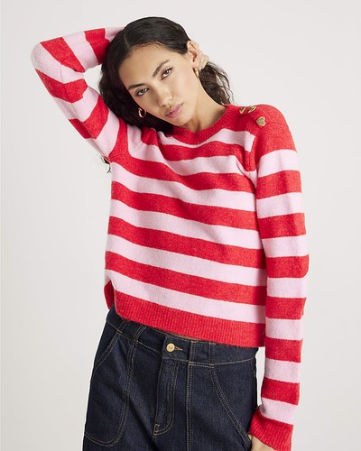 River island womens jumper - womens, red