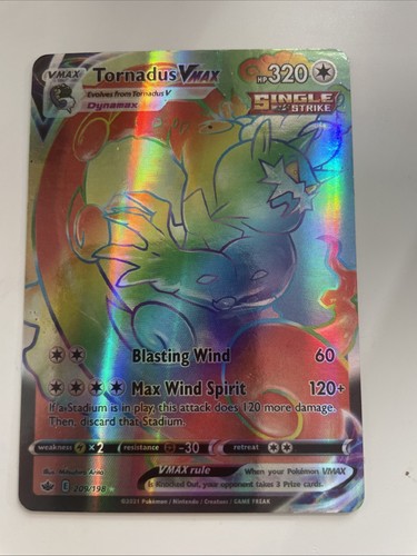 Pokémon tcg tornadus - tcg, vmax