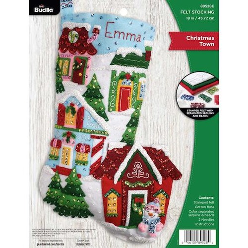 Bucilla felt christmas - bucilla, 18"