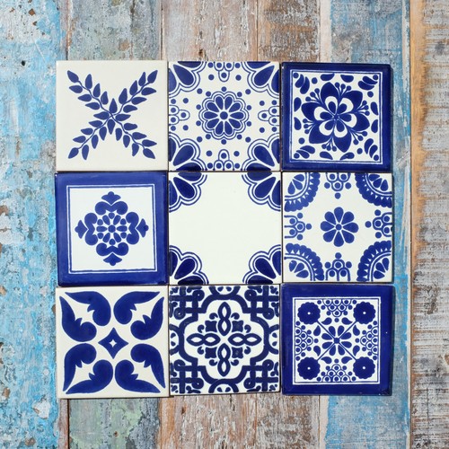 Mexican tiles large zocalo9 - mexican,