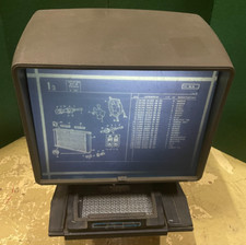 Micro Design Comette Microfiche Reader, Working But Needs New DJT Lamp