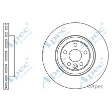 2x Brake Discs Vented For