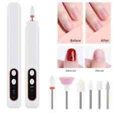 Electric Nail File Drill Portable USB Manicure Pedicure Machine Set Professional