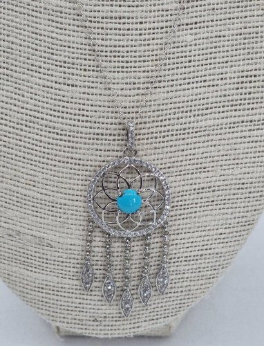 Dreamcatcher pendant sterling - pendant,