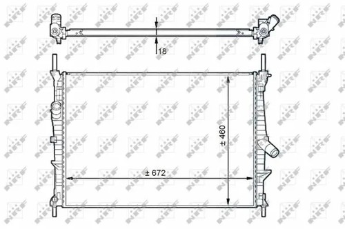 Radiator engine cooling fits - engine,