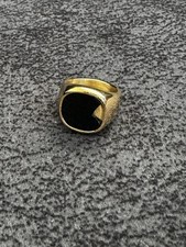 18K Gold PVD Plated & Black