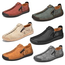 MENS LEATHER SLIP ON WALKING