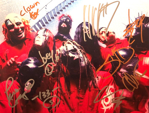 Slipknot band signed - slipknot,