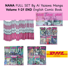 NANA FULL SET By Ai Yazawa Manga Volume 1-21 END English Comic Book