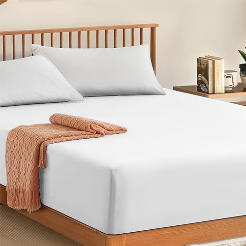 Cotton fitted sheets - fitted, king