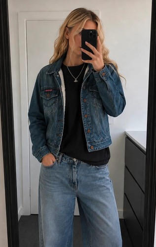 Vintage superdry denim - -,