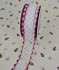 White - Wine Eyelet Knitting