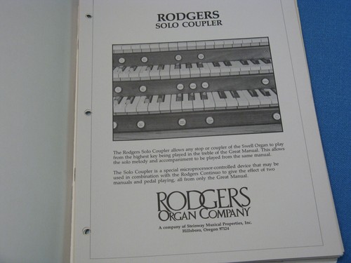 Rodgers organ owner - rodgers,