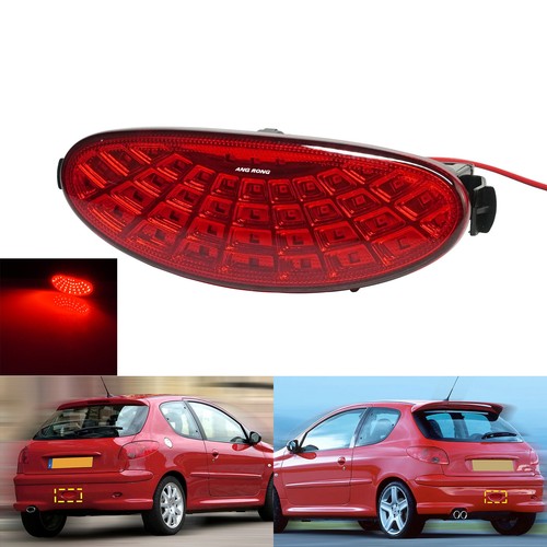 1pc red led rear bumper - red,