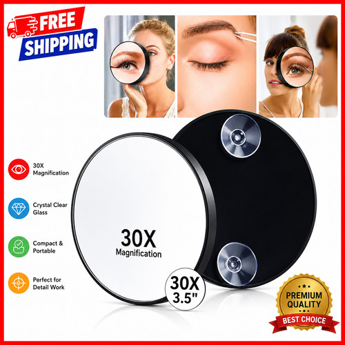 Round magnifying makeup - makeup, mirror