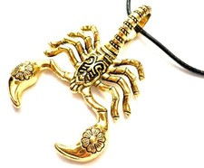 SCORPION SCORPIO PENDANT VEGAN