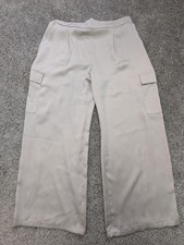 F&F Satin Wide Leg Cargo