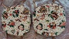 X2 ORIGINAL ERCOL SEAT PADS FOR QUAKER,GOLDSMITH & FLEUR DE LYS DINING CHAIRS.