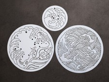 Sashiko Stencils Embroidery