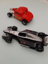 2 Mattel Hot Wheels 1997 s '32 Ford Red Hot Rod  1996  McDonalds  Mika Mercedes