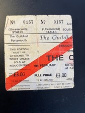The Clash 1980 Autographed Portsmouth Guildhall Concert Ticket (UK)