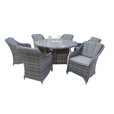 6 Seater Rattan Garden
