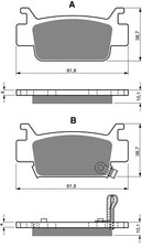 Brake Disc Pads Goldfren K1