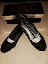 Women’s Black Glitter Ballet