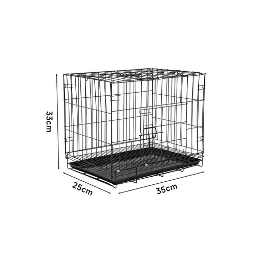 Black cat cage puppy training - black,