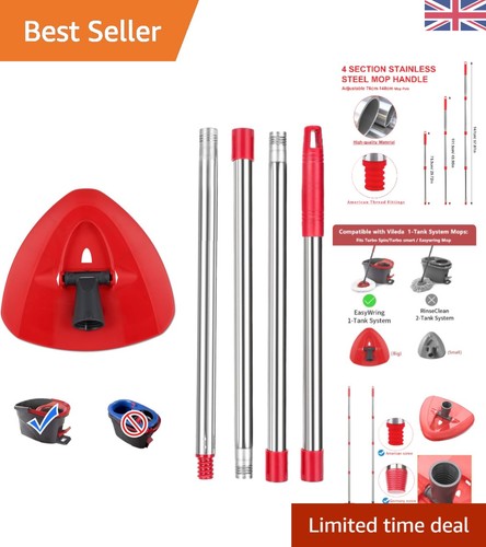 Red spin mop head base - head,