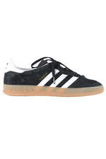 ADIDAS BLACK GAZELLE CORE BLACK WHITE SNEAKERS EU 39 1/3 UK 6 US 6.5